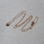 14k Rose Gold Polished Mini Heart Necklace