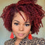 New African small curly wig female short curly hair partial full top chemical fiber headgear wigs - Korvel
