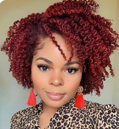 New African small curly wig female short curly hair partial full top chemical fiber headgear wigs - Korvel