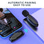 Lavalier Wireless Microphone Outdoor Live Broadcast Internet Celebrity Carry 2.4G Radio Noise Reduction Small Microphone - Korvel