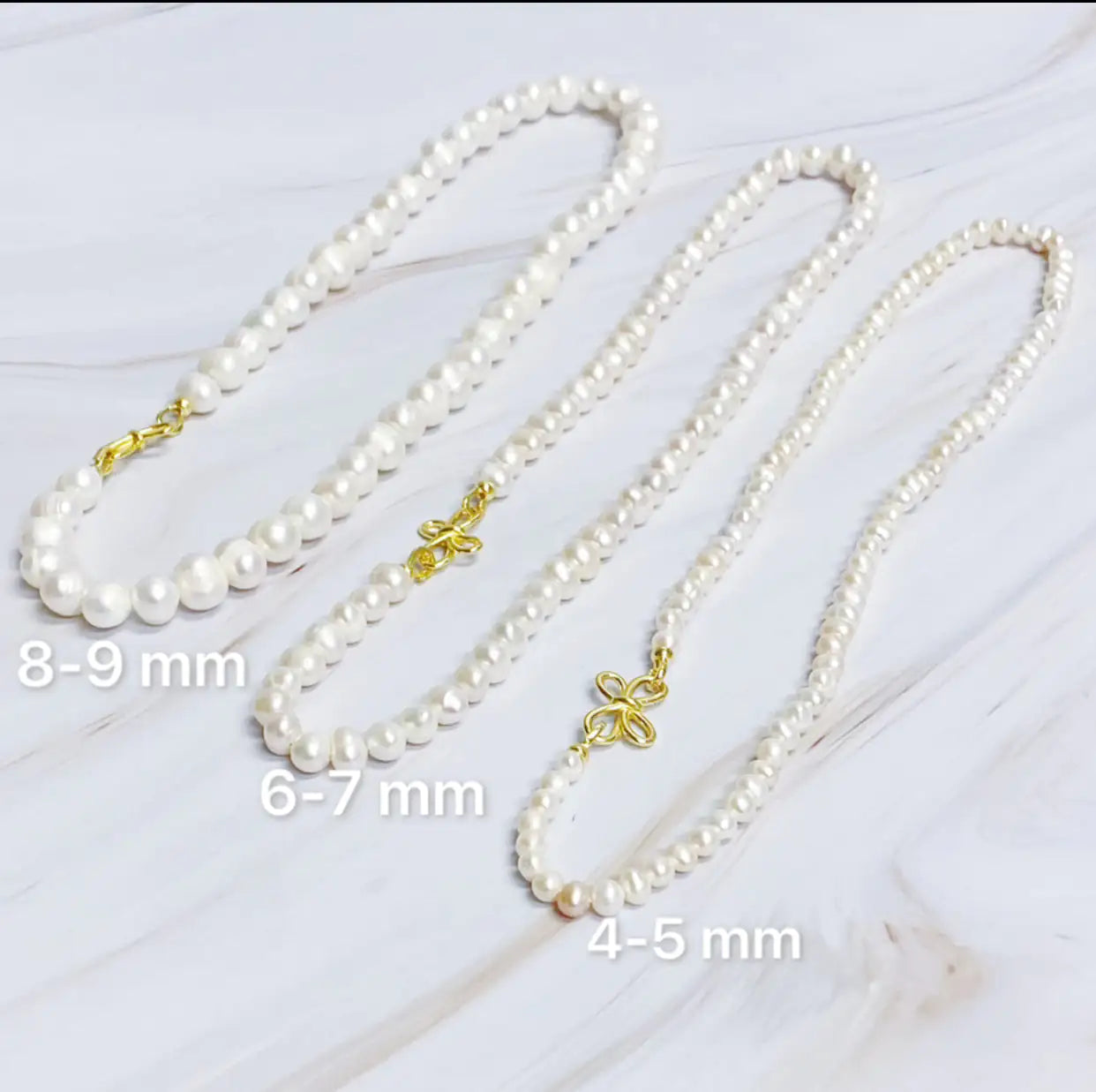 Collar de Perlas Genuine Clover Clasp