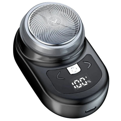 Portable Electric Shaver Pocket Shaving For Men Mini Beard Shaver LCD Power Display Rechargeable Travel Home Shaver Easy Install - Korvel