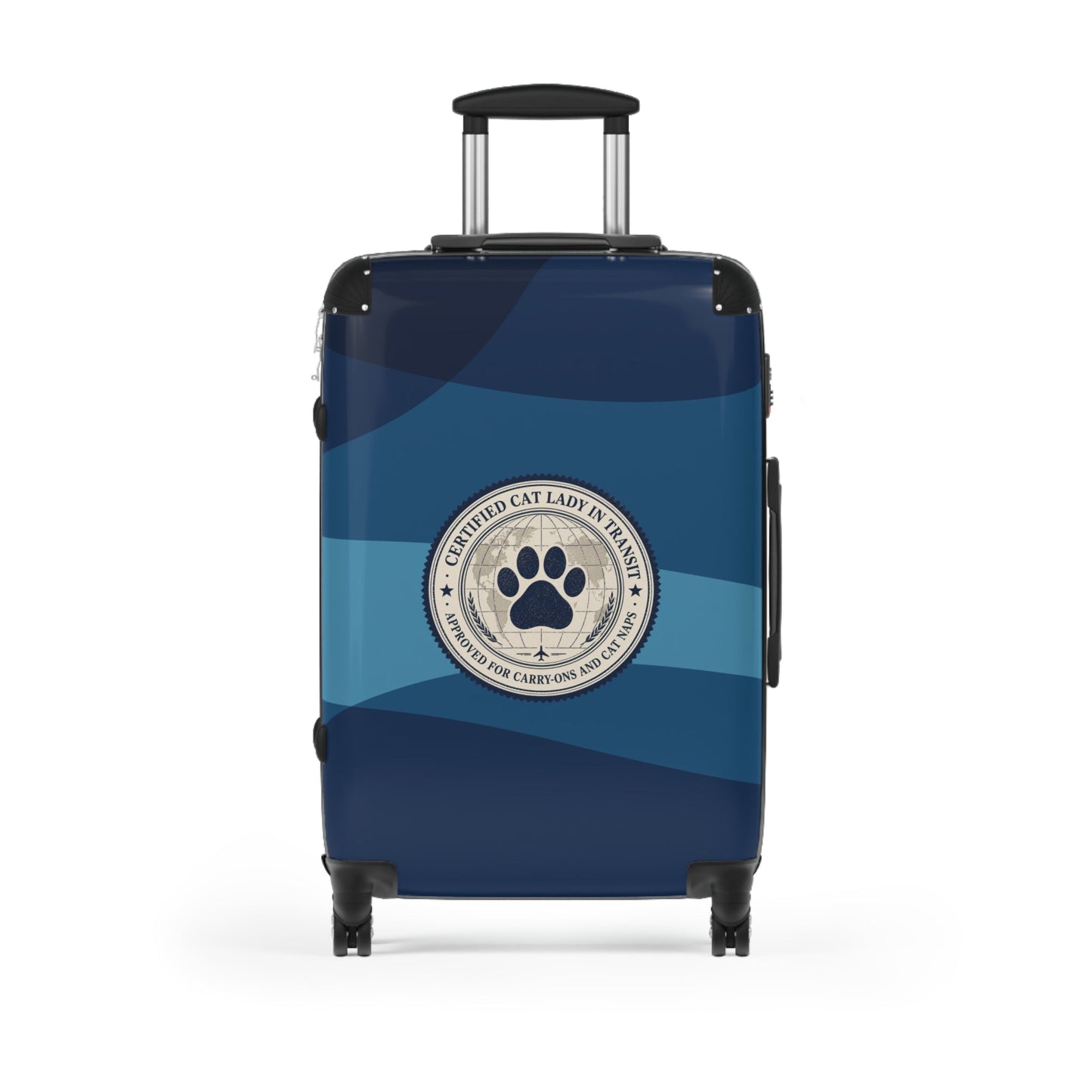 Valise rigide Certifiée Amoureuse des Chats en Transit