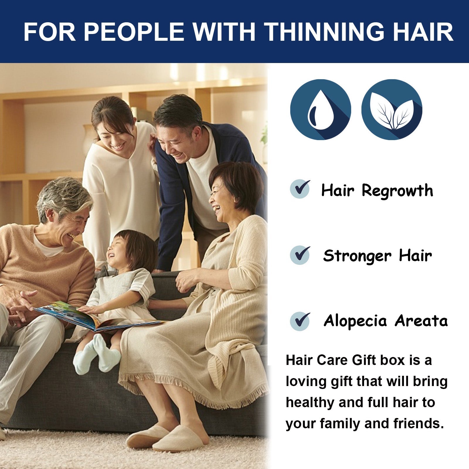Alopecia Areata Care Set, Clean Scalp Supple Care Frizzy Hair Wash And Care Gift Set - Korvel