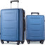 Expanable Spinner Wheel 2 Piece Luggage Set ABS Lightweight Suitcase with TSA Lock 20inch+28inch - Korvel