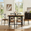 7 Pieces Dining Set 7-Piece Kitchen Table Set Perfect for Kitchen Breakfast Nook Living Room Occasions - Korvel