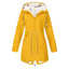 Plus Size Waterproof Sports Jacket with Fleece Lining