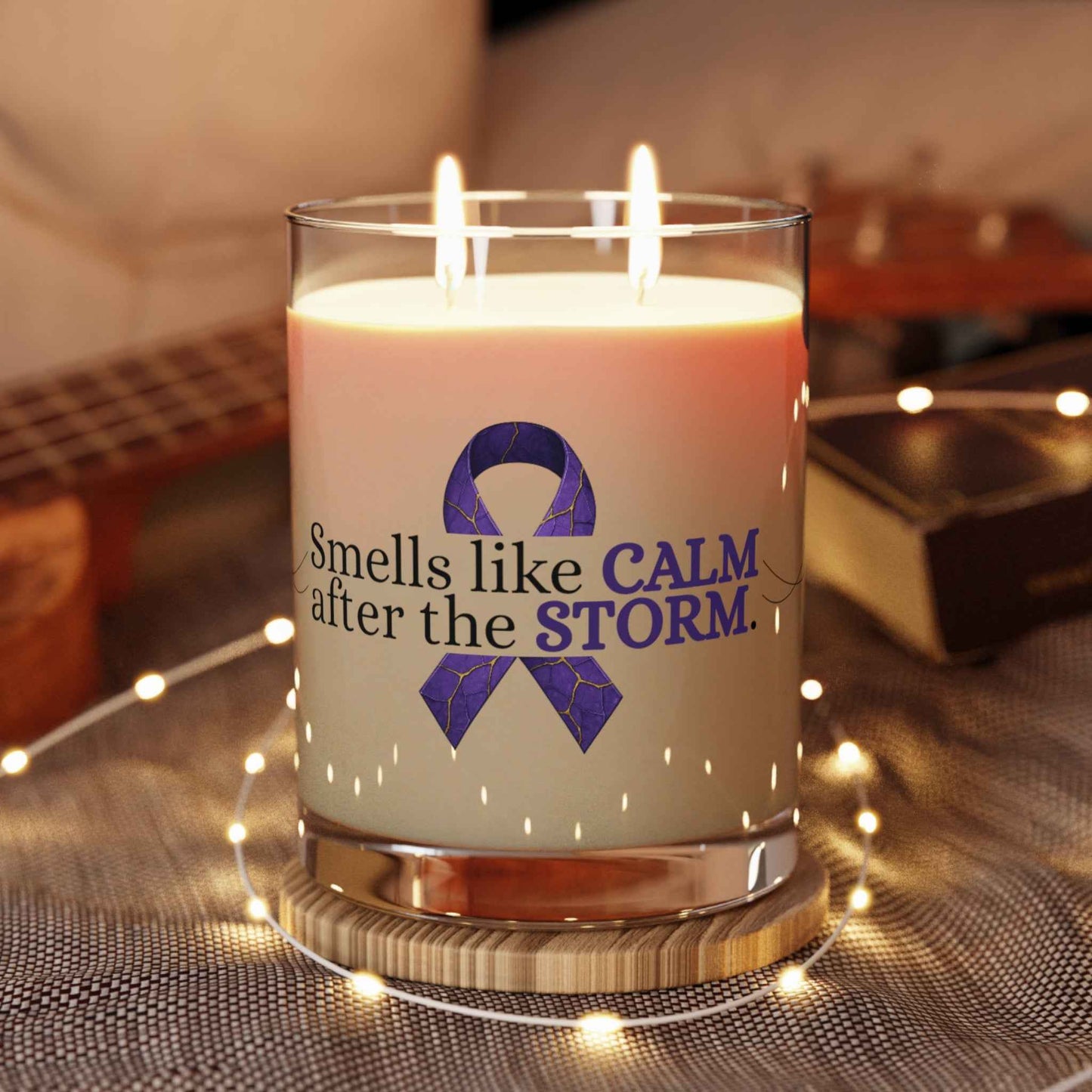 Bougie en soja Sentant Comme le Calme Après la Tempête - 11oz