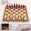 Magnetic Chess Folding Solid Wood Double Queen Set Chessboard Adult Board Game Children's Puzzle Toy - Korvel