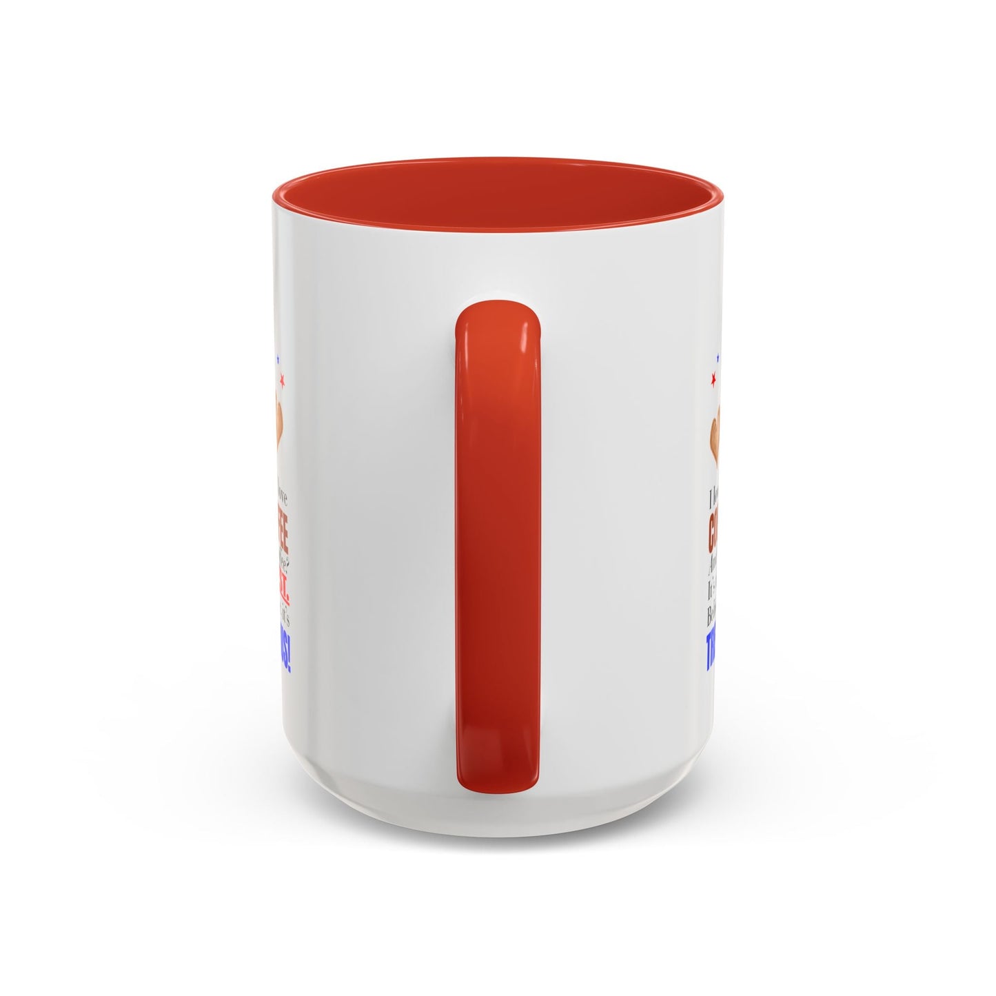 Taza de café de acento vibrante