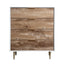 Wooden Tall 4 Drawer Dresser,Chest of Drawers with 4 Metal Legs, Anti-Tipping Device for Bedroom,Living Room - Korvel