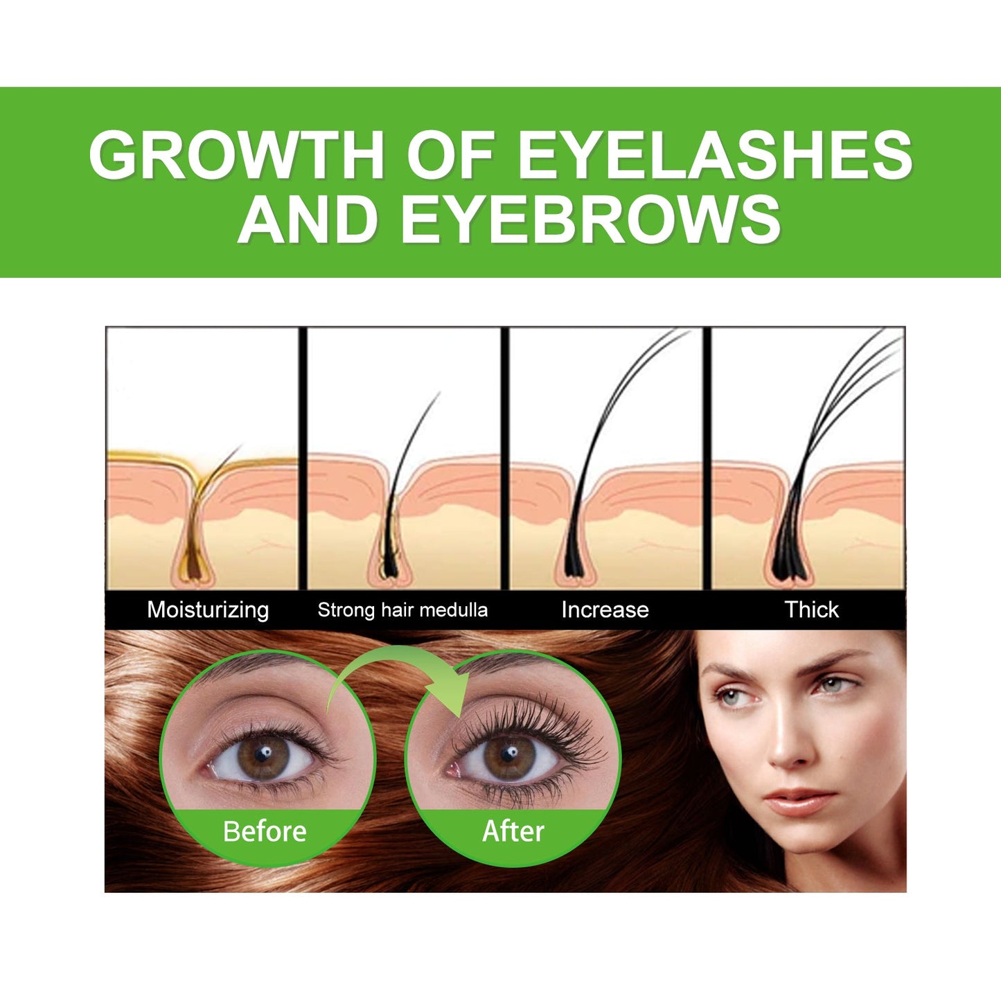 Mascara à l'huile de ricin pour un curling et un volume naturel