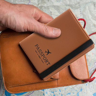 Funda de Pasaporte Multifuncional Antirrobo de PU
