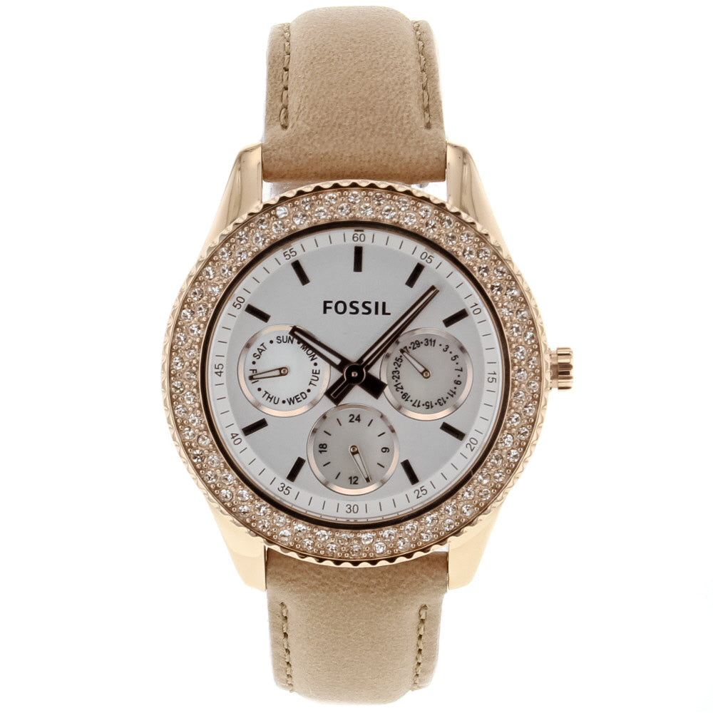 Reloj Stella para Mujer de Fossil - Oro Rosa y Plata