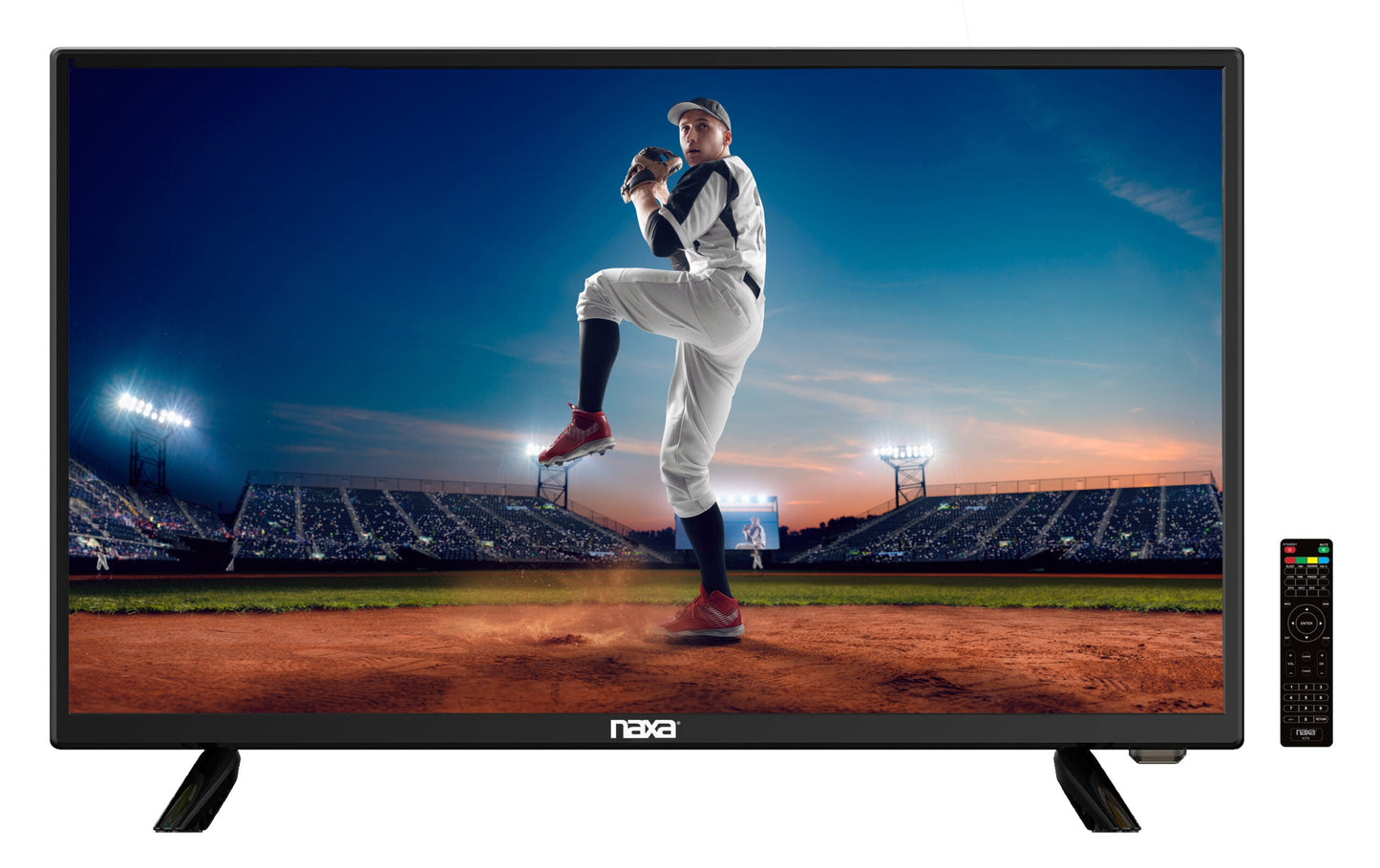 Televisor LED Naxa de 25" 12 Voltios AC/DC 1080p de Pantalla Ancha