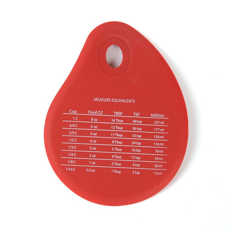Silicone integrated scraper with baking comparison table handheld cake scraper baking tool - Korvel