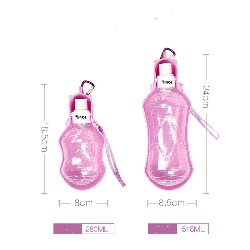 Bouteille d'eau portable pour chiens en extérieur