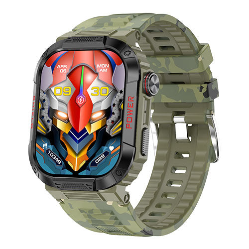 Three proof outdoor sports watch IP68 waterproof Bluetooth call health monitoring low-power TK25 smart watch - Korvel