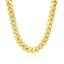 Chaîne solide Miami Cuban en or jaune 14k - 9,25 mm