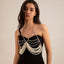 Sexy vacation style pearl bra, clothing chain, bikini chain body - Korvel