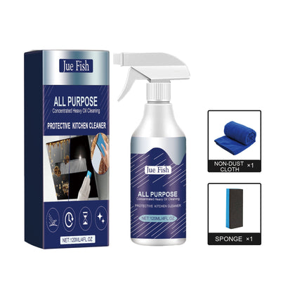 Protective Kitchen Cleaner, Range Hood Kitchenware Heavy Oil Cleaning Strong Decontamination - Korvel