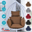 Premium Egg Chair Cushion with Headrest for Ultimate Comfort