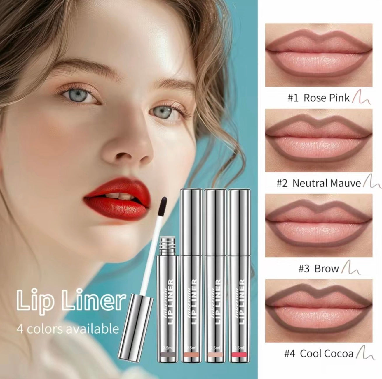 PeelLip Stain Set - Bold Lip Definition