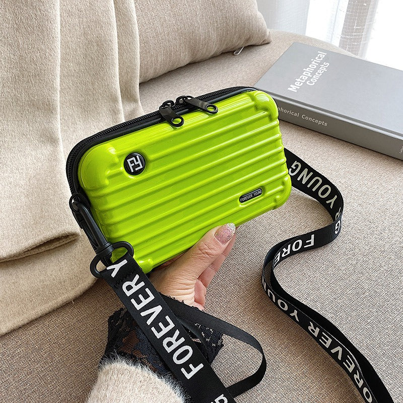 PC hard shell toiletry bag 7-inch shoulder crossbody bag hand storage bag suitcase small bag - Korvel