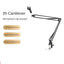 Desktop Microphone Stand Live Handheld Mic Holder Adjustable NB35 Boom Arm Microphone Bracket - Korvel