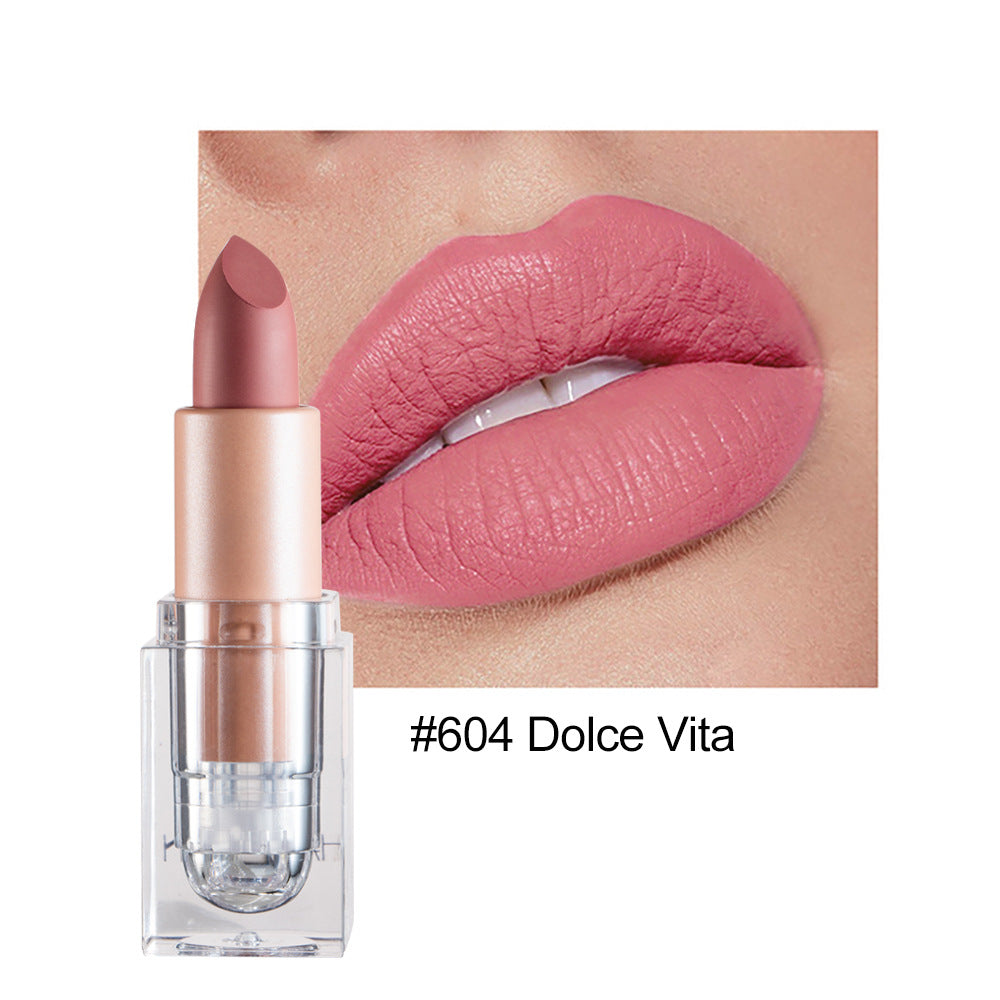 HANDAIYAN Premium Matte Lipstick - 12 Shades of Nude Pink