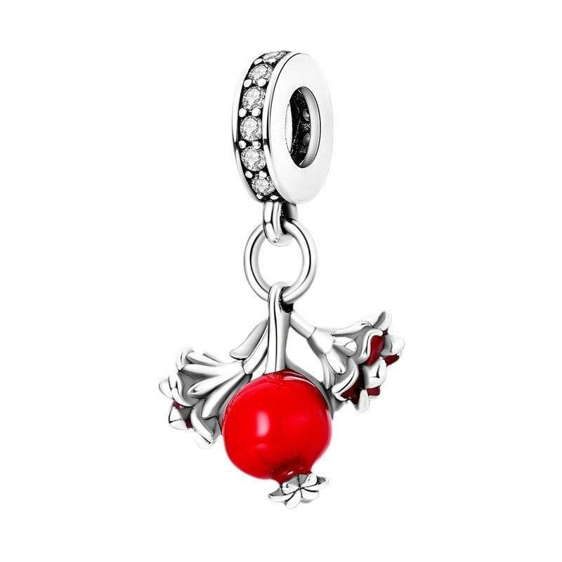 Bracelet Pendentif Perlé Fleurs Élégant