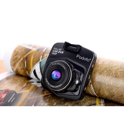 Original Podofo A1 Mini Car DVR Camera Dashcam Full HD 1080P Video Registrator Recorder G-sensor Night Vision Dash Cam - Korvel