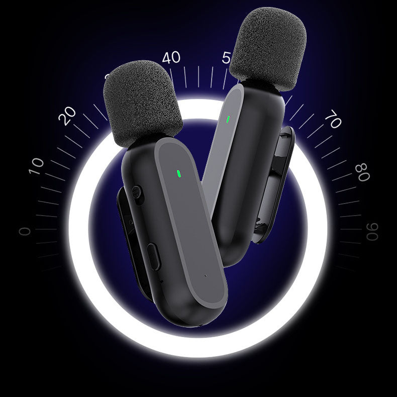 K61 Wireless Lavalier Microphone for Streaming and Broadcast