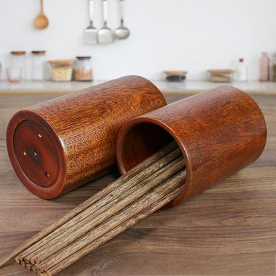 Vintage Wooden Chopstick Holders for Elegant Dining