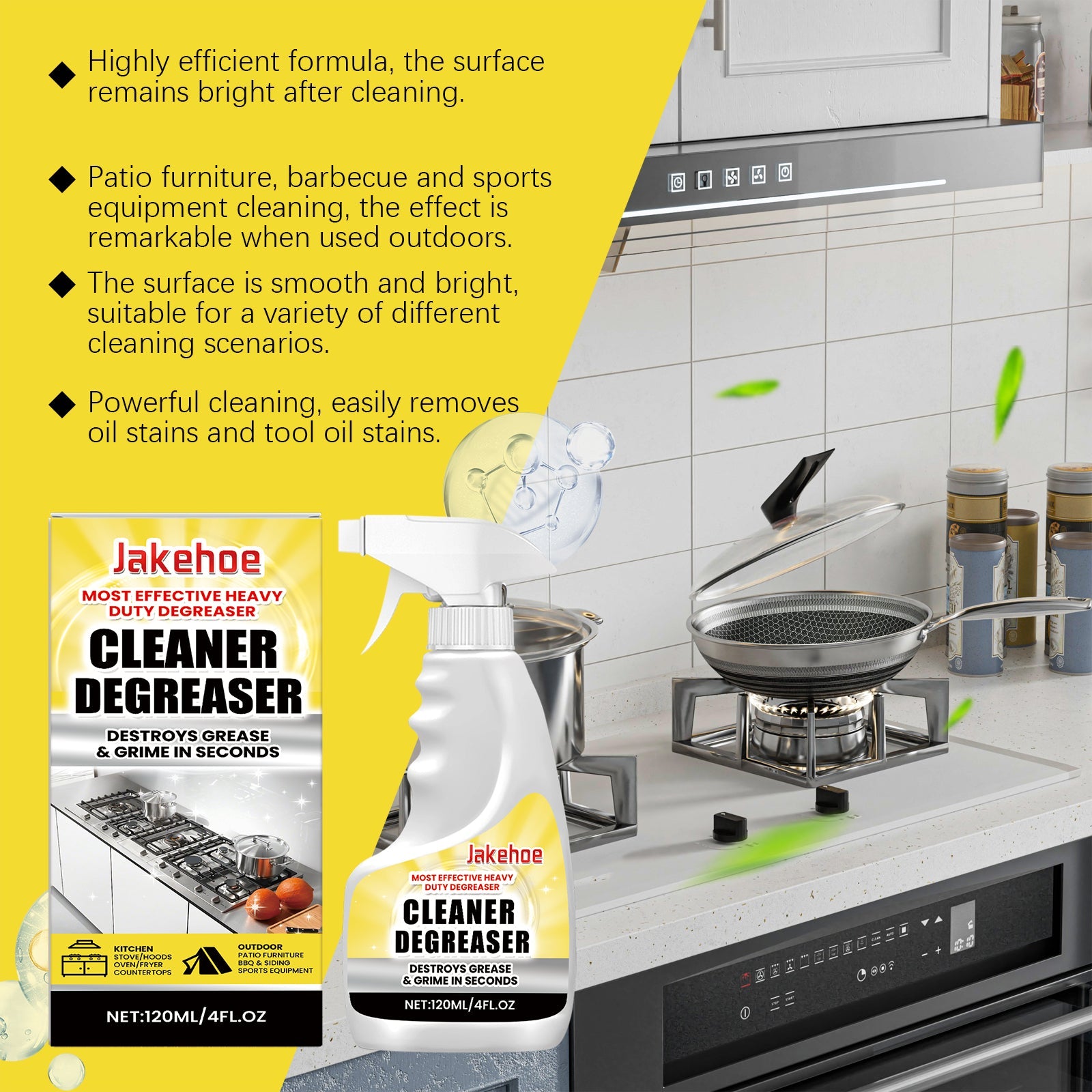 Oil Cleaning Detergent Oil Cleaning Detergent Household And Outdoor Multi-Functional Decontamination Gentle Cleaning - Korvel