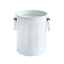 Cylindrical wrought iron pen holder DIY creative desktop storage bucket multifunctional stationery pen holder - Korvel