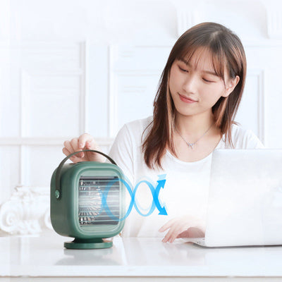 Mini Water-Cooled Air Conditioning Fan for Home Use