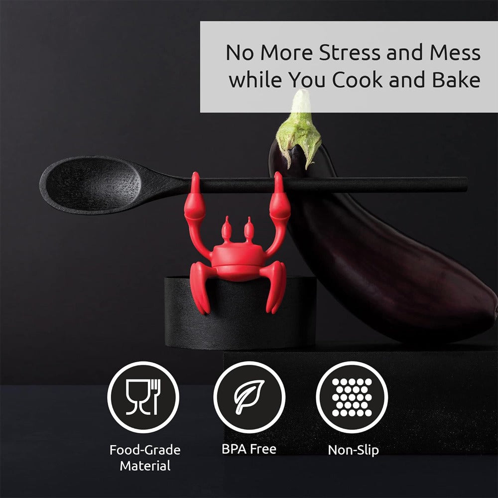 Silicone Spoon Holder for Kitchen Convenience