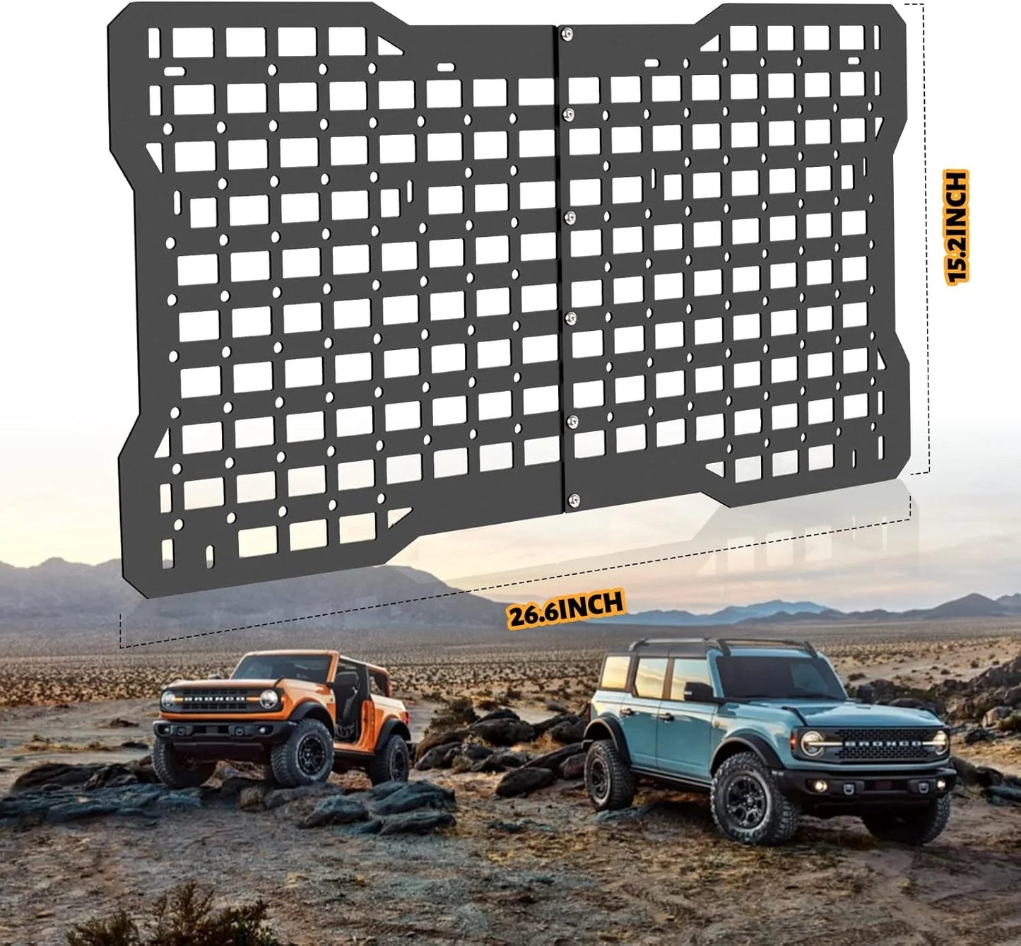 Premium Tailgate Molle Panel for Ford Bronco 2021-2023