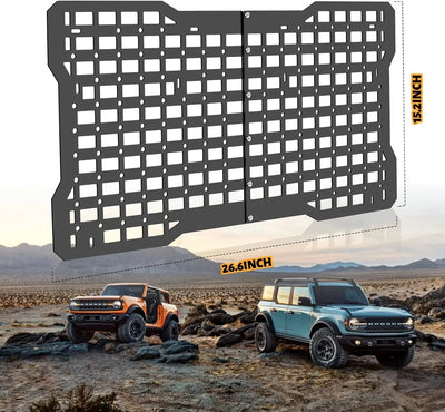 Premium Tailgate Molle Panel for Ford Bronco 2021-2023