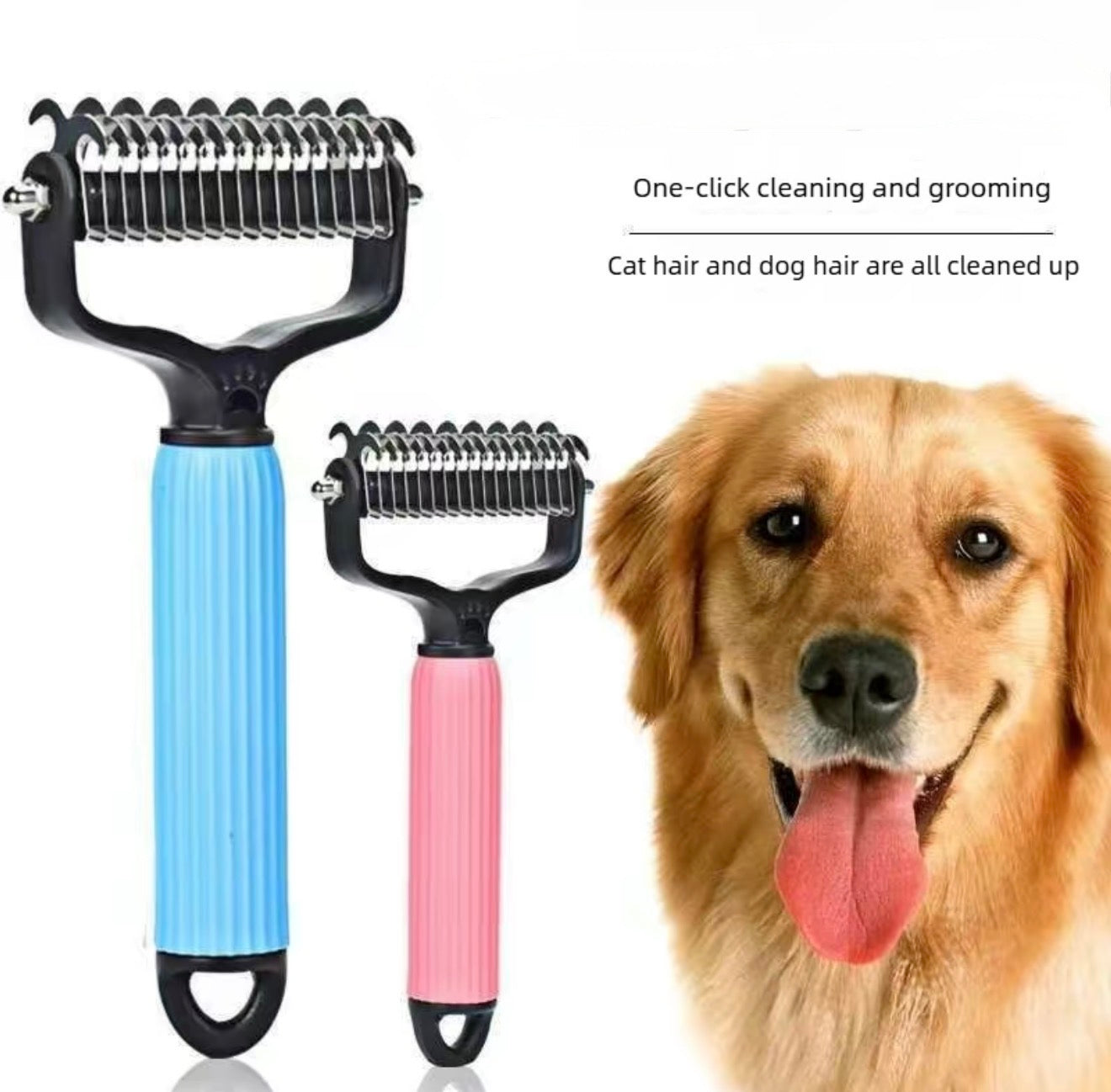 FurEase DeShedd Comb for Effective Pet Grooming