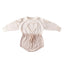 Baby handmade love sweater, knitted sweater, long sleeved jumpsuit, bag, buttocks, sweatshirt, crawling suit - Korvel