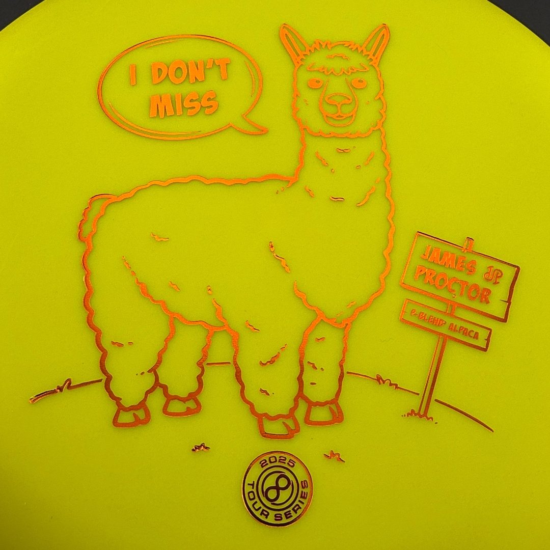 P-Blend Alpaca - James Proctor - Putter de Disc Golf de la Série Tour 2025