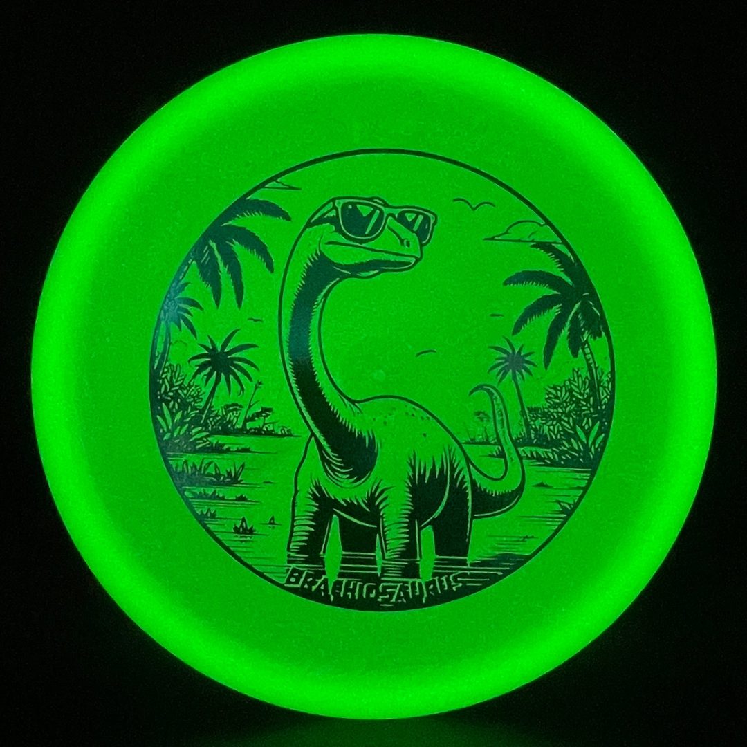 Glow Egg Shell Brachiosaurus - Édition Spéciale Disque de Disc Golf