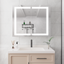 36 x 30 inch Medicine Cabinet with LED Vanity Mirror Anti-Fog  Recessed or Surface Mount Waterproof DimmableAluminum 3000K~6000K Lighted Double Door Bathroom Cabinet with Touch Switch - Korvel