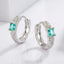 925 sterling silver daily versatile platinum plated earrings jewelry - Korvel