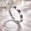 Bague de fiançailles en argent sterling 925 - Design élégant pour femmes