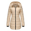 Veste imperméable en coton matelassé à manches longues