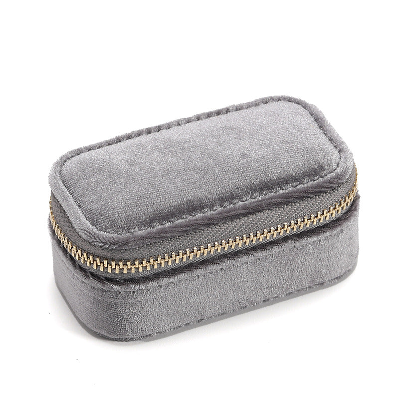 Velvet Travel Jewelry Storage Box - Portable and Stylish