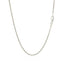 Cadena de eslabones de corte de diamante de oro blanco de 14k - 1.5mm